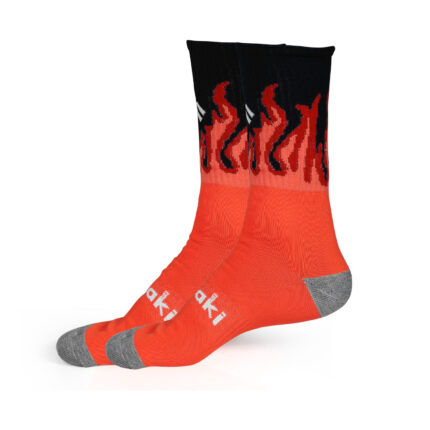 MIZAKI FIRE FOOTBAL SOCKS (ORENGE AND BLACK)
